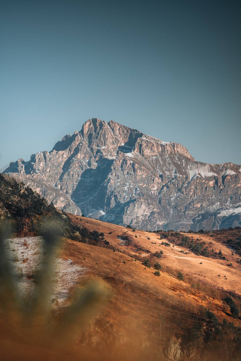 гора, горы, закат, пейзаж, горный пейзаж, лес, солнечный день, осетия, кавказ, горы кавказа, горы россии, дневной пейзаж, Батагов Сармат
