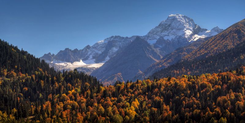 горы, Кавказ, осень, октябрь, София, Архыз, Карачаево-Черкесия Жемчужина Архыза.. фото превью