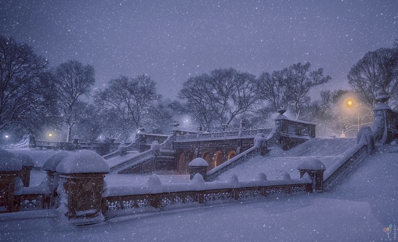 Bethesda Terrace in Central Park. фото превью