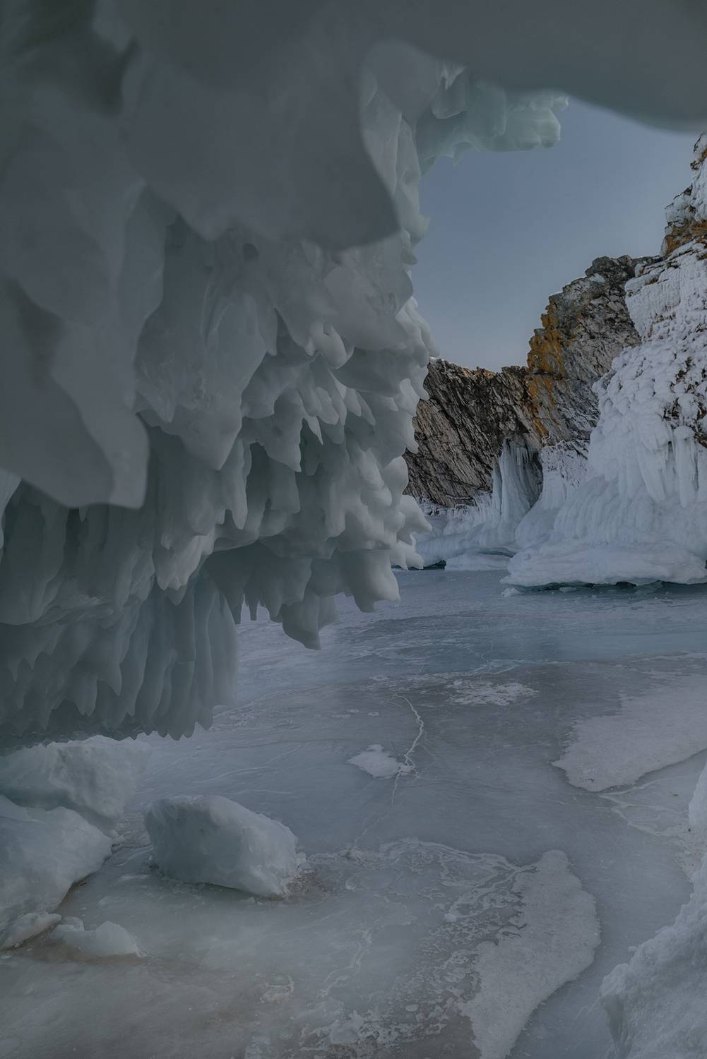 Лёд, Байкал, зима,  Мария