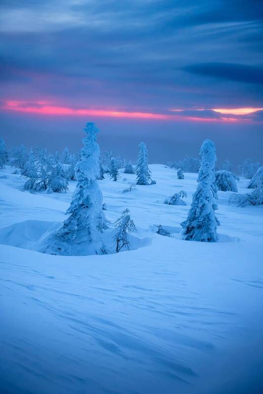 главный уральский хребет, гух, сосьвинский камень, казанский камень, северный урал, снег, лыжник Царство безмолвия фото превью