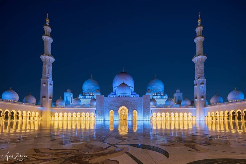mosque, travel, abu dhabi, uae, photography, architecture Shiekh Zayed Grand Mosque фото превью