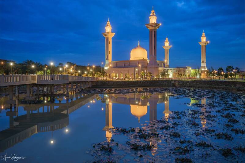 mosque, architecture, photography, light, shah alam, malaysia Masjid Jelutong фото превью