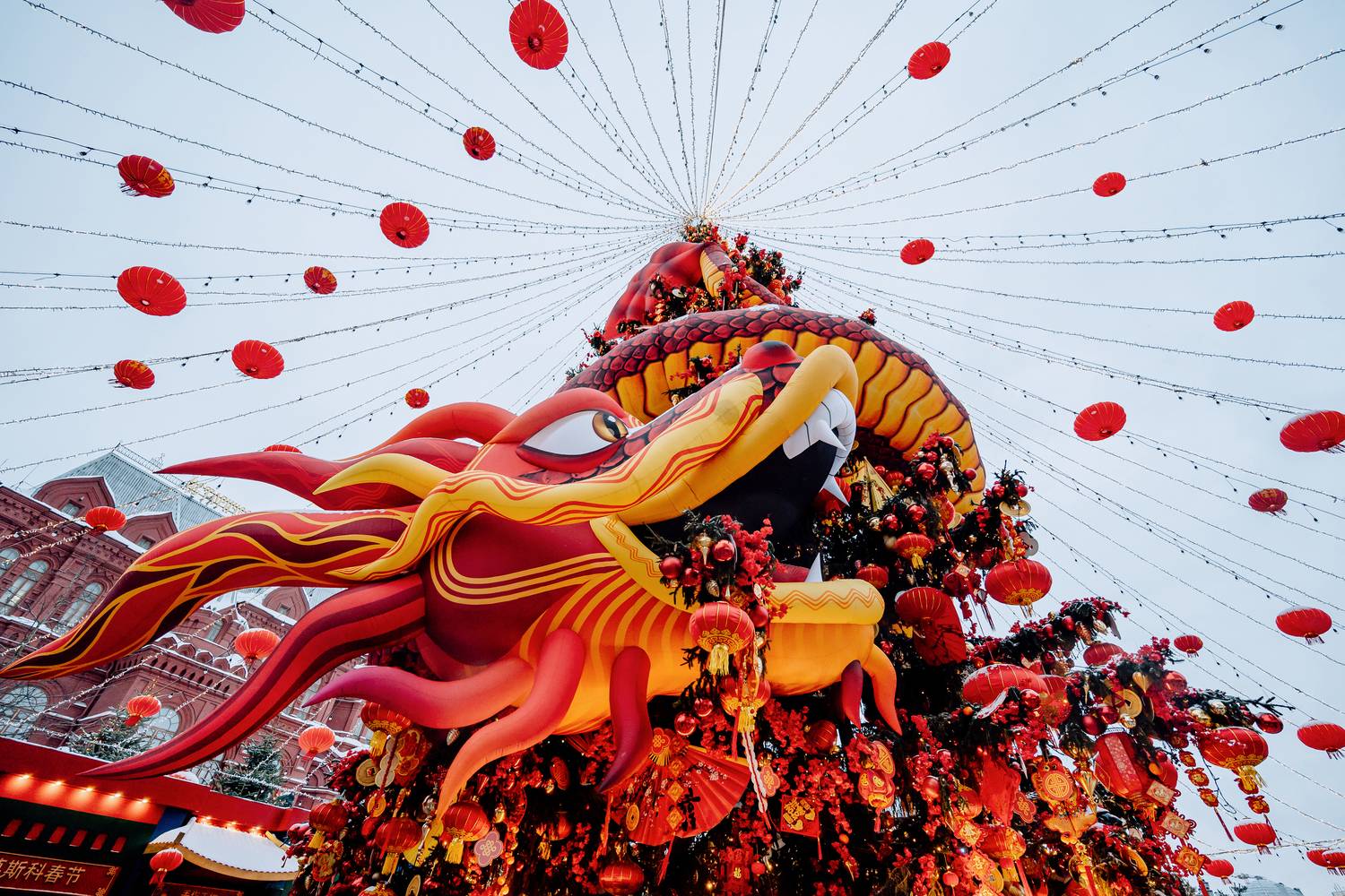 москва, новый год, китайский новый год, улица, зима, россия, moscow, street, new year, chinese new year, winter, russia, Martyshkin Alexey