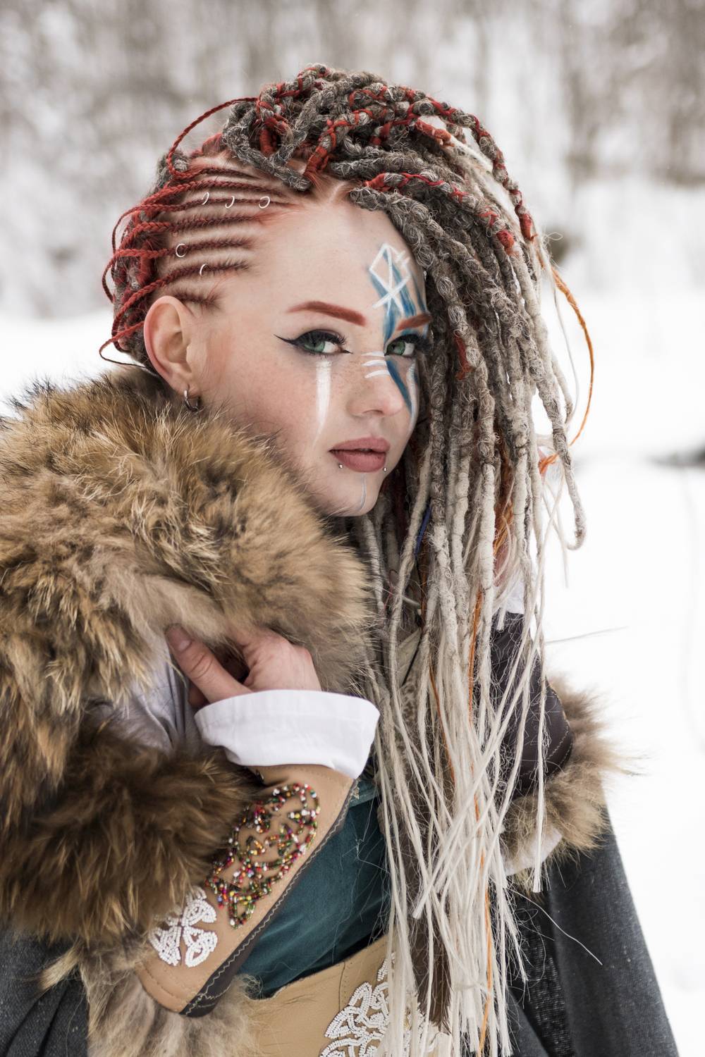 сигрид, викинг, валькирия, девушка воин, Шухрат Якубаев