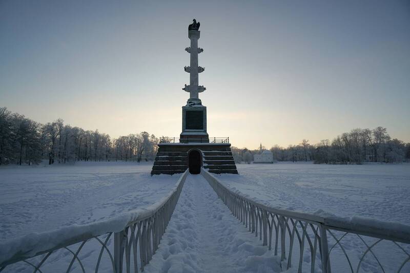 Winter evening фото превью