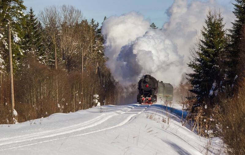 Паровоз фото превью
