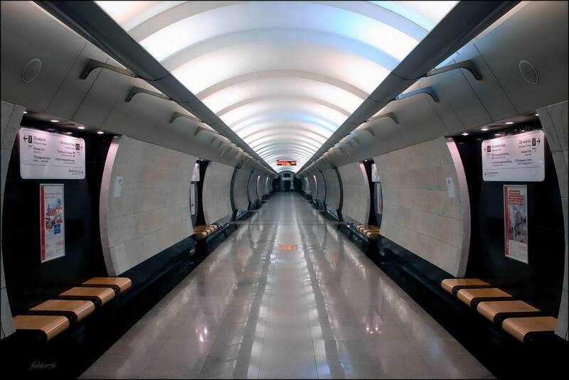 город, архитектура, москва, подземка, метро станция метро Международная. Москва фото превью