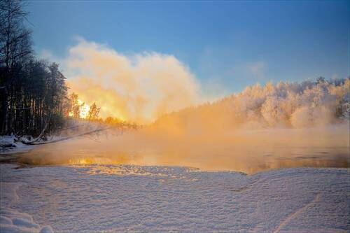 Горячее ледяное утро