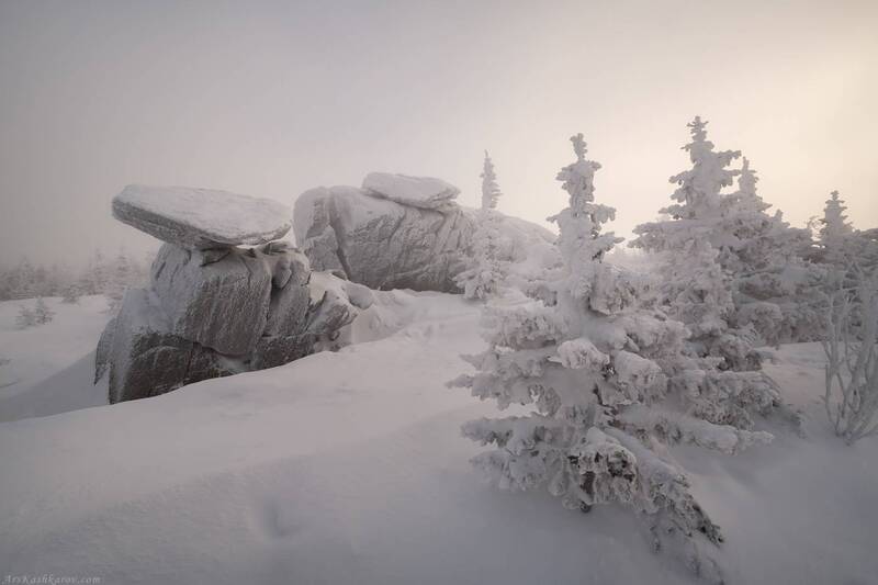 таганай, урал, зимний урал, уральские горы, камень-кепка Камень-кепка - Таганай фото превью
