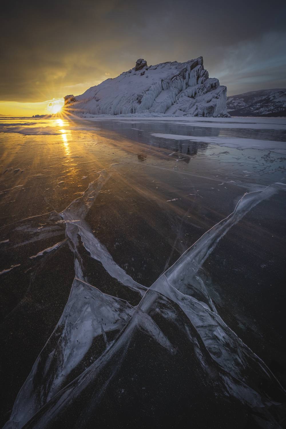байкал, закат, еленка, Mikhail Ioannisian