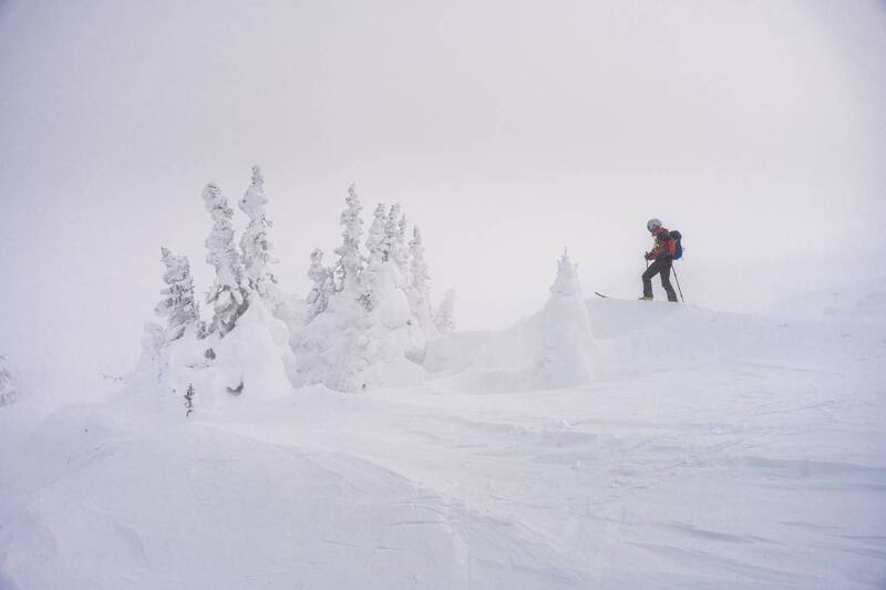 главный уральский хребет, гух, сосьвинский камень, казанский камень, север, урал, снег, лыжник, куржак Наедине с собой фото превью