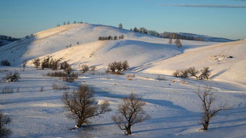 вечер в пойме реки фото превью
