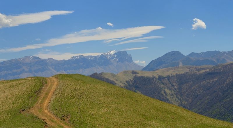 горы, леко, кавказ Лето в горах Кавказа фото превью