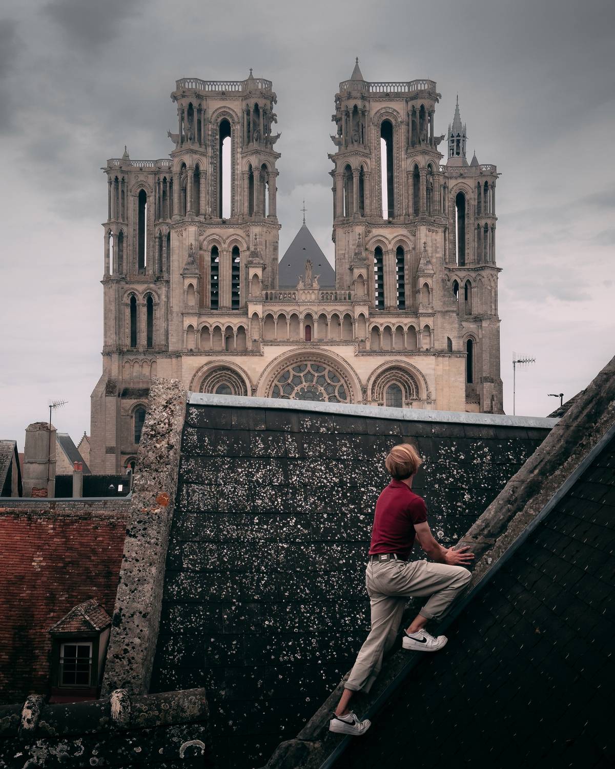 france, laon, roof, rooftop, cathedral, urbex, urban exploration, extreme, city, cityscape, church, Голубев Алексей