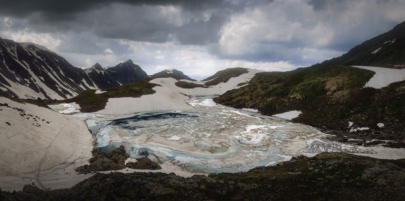 Архыз, Аюлю, КЧР Озеро Аюлю фото превью