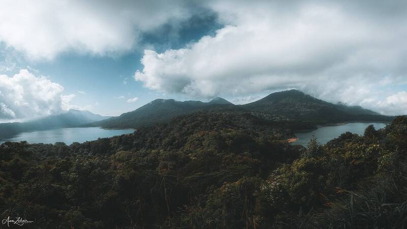 lake, landscape, nature, travel, photography, bali, indonesia The Twin Lake View фото превью