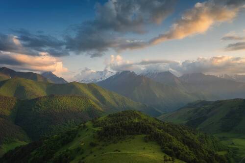Утро в горах