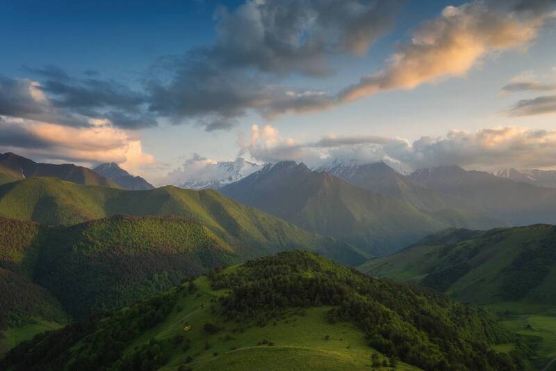 ингушетия, горы, кавказ Утро в горах фото превью