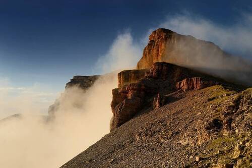 Закат в горах Кавказа
