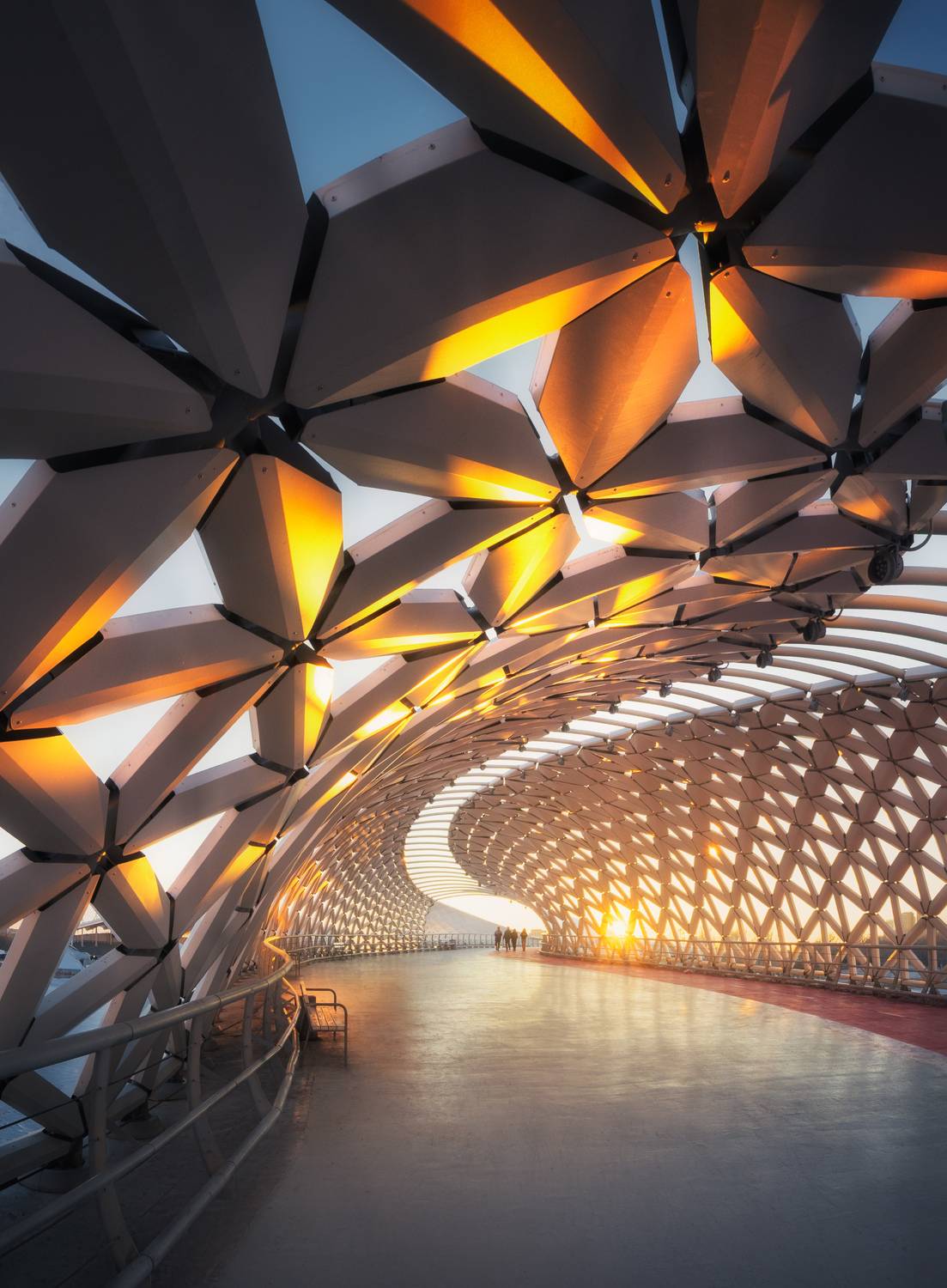 Казахстан, Астана, мост, закат,  Алексей