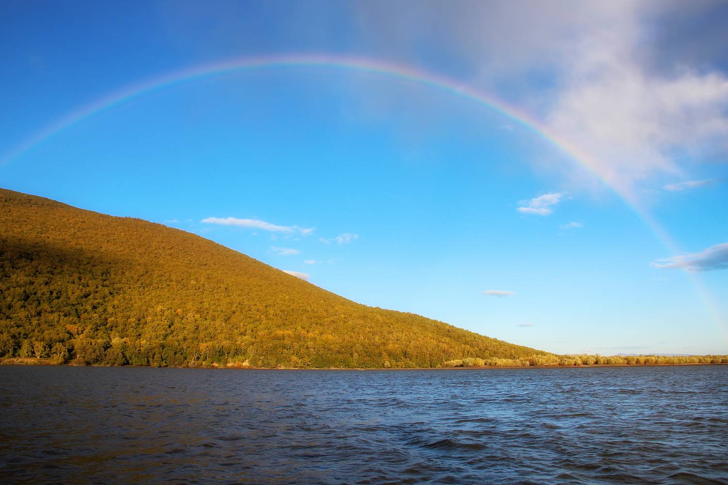 Камчатка, Ключи, радуга, дождь, осень, Геннадий Теплицкий
