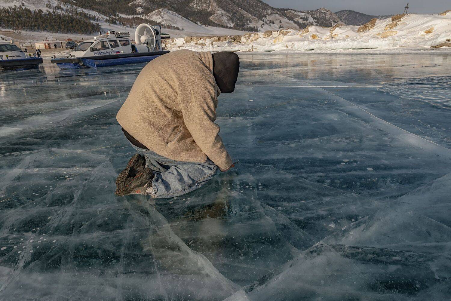 лёд, Байкал, хивус,  Мария