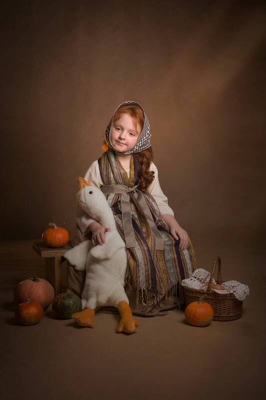 дети, девочка, гусь, бийск, стилизация  фото превью