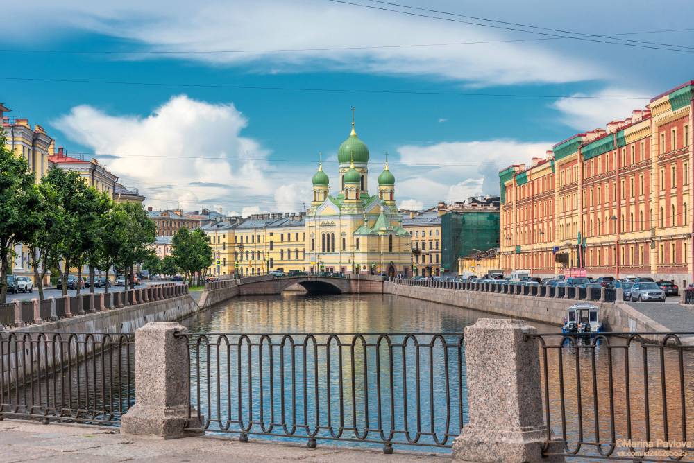 город, архитектура, канал грибоедова, свято- исидоровская церковь, храмы петербурга, могилёвский мост, Павлова Марина