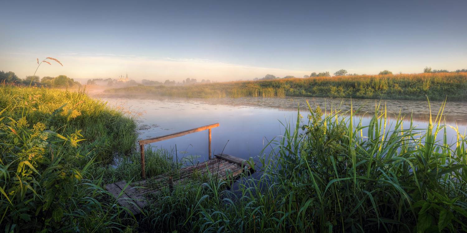 утро, рассвет, Ивановская область, фото России, пейзажи России, природа России, Александр Бархатов