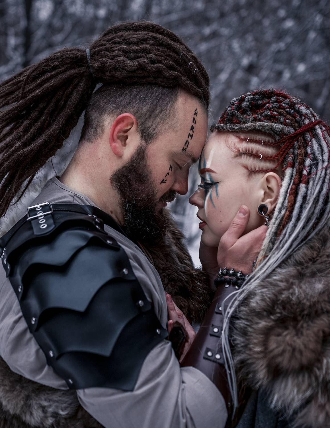 викинги, валькирия, девушка воин, любовь, Шухрат Якубаев