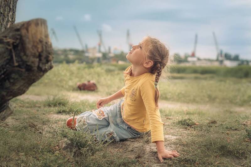 дети, лето на хуторе, задонье, ростовская область, дети и собаки Каникулы на хуторе Задонье фото превью