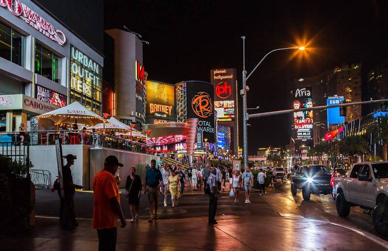 невада, лас-вегас, ночь, сентябрь Ночной Лас-Вегас фото превью
