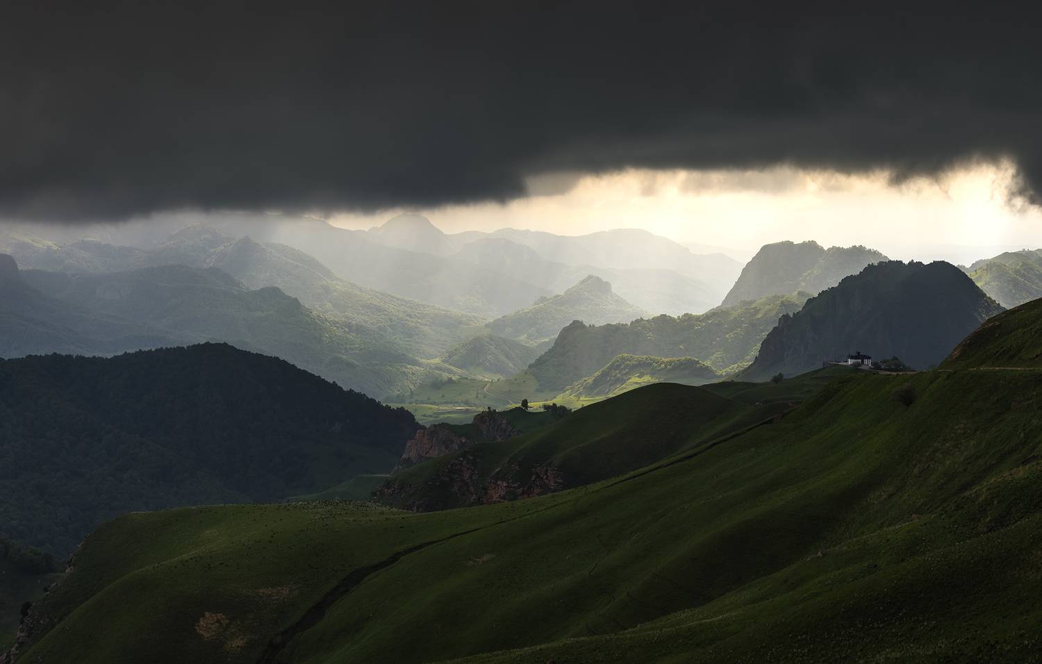 кавказ, карачаево-черкесия, кчр, гумбаши, гум-баши, мара, облака, горы, Zakharov Armen