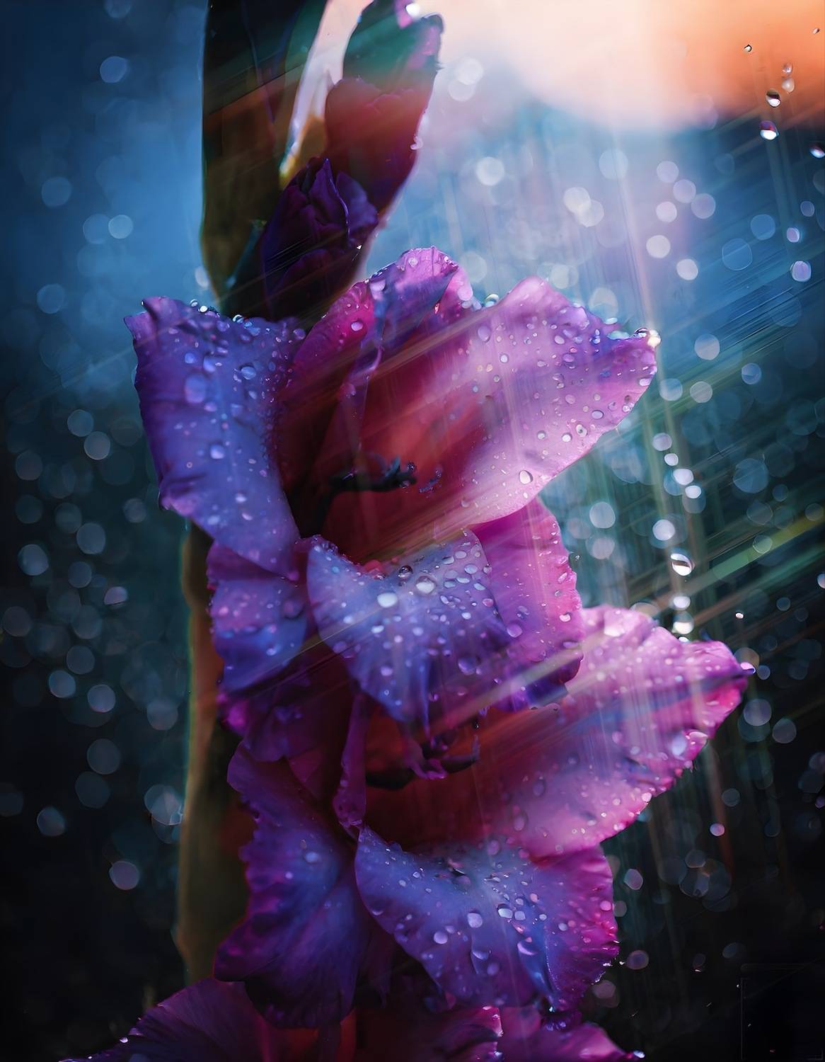 макро, macro, гладиолусы, Julia Kaissa