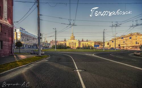 Привокзальная площадь Петрозаводска.