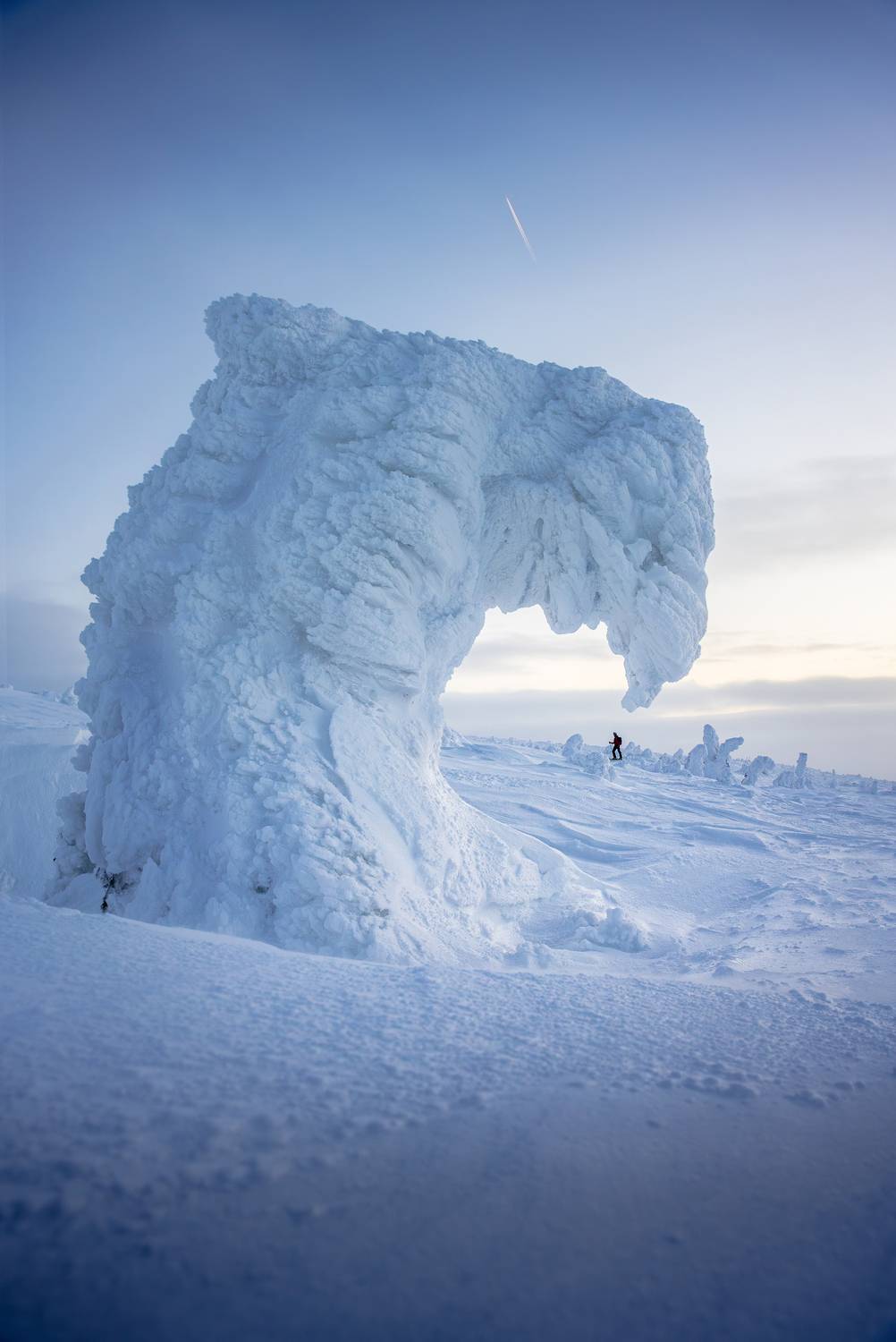 главный уральский хребет, гух, сосьвинский камень, казанский камень, север, урал, снег, куржак, лыжник, Уфимцев Юрий
