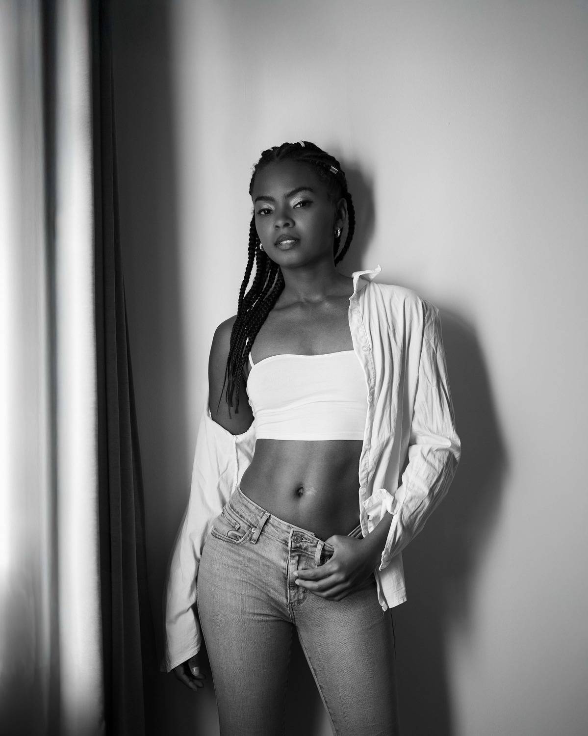 blackandwhite, lasfotosdejean, model, studio,  Jean