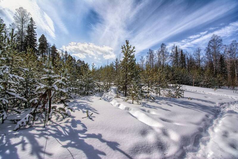 Весеннее небо фото превью
