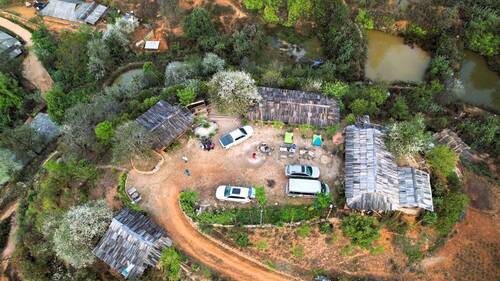 Bản Nậm Nghẹp mùa hoa Sơn Tra