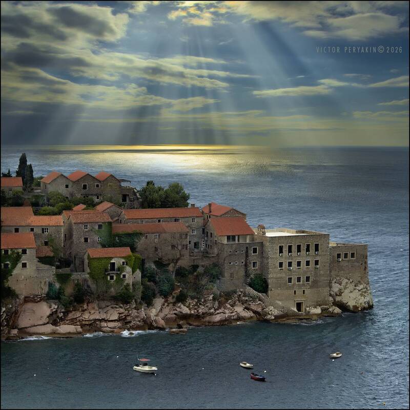 Остров Св. Стефана (Черногория) фото превью