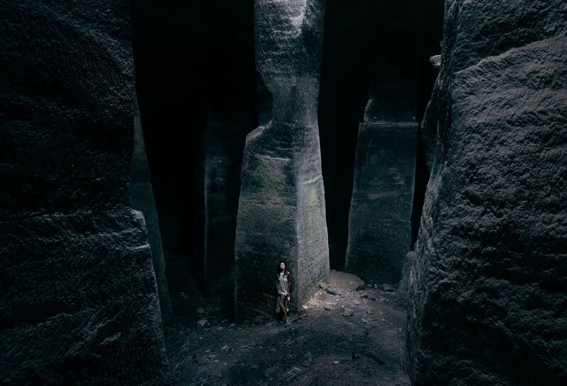 israel, portrait, woman, girl, cave  фото превью