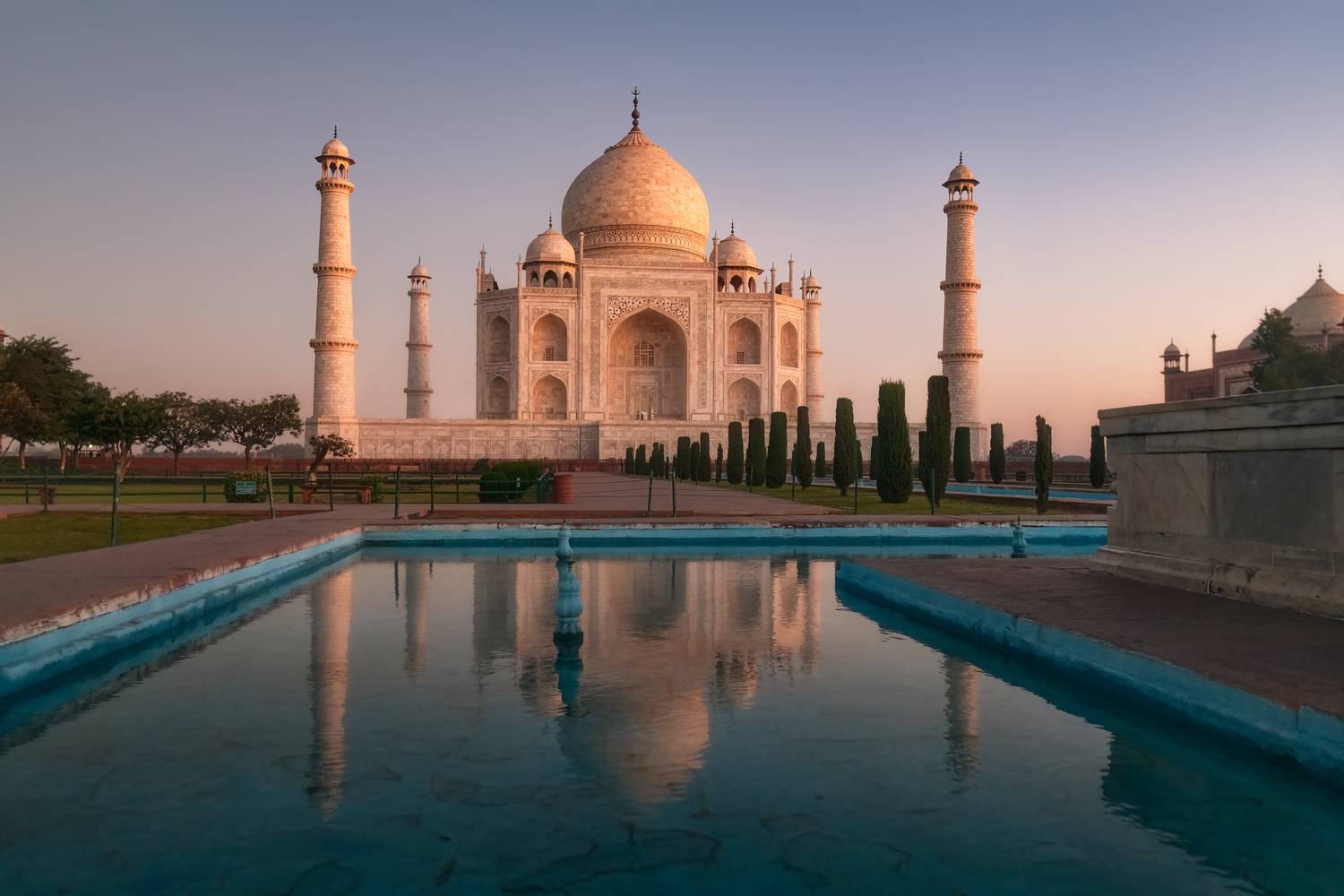 тадж-махал, тадж махал, индия, рассвет, отражение, азия, путешествие, taj mahal, india, asia, sunrise, reflection, Эрнест Вахеди