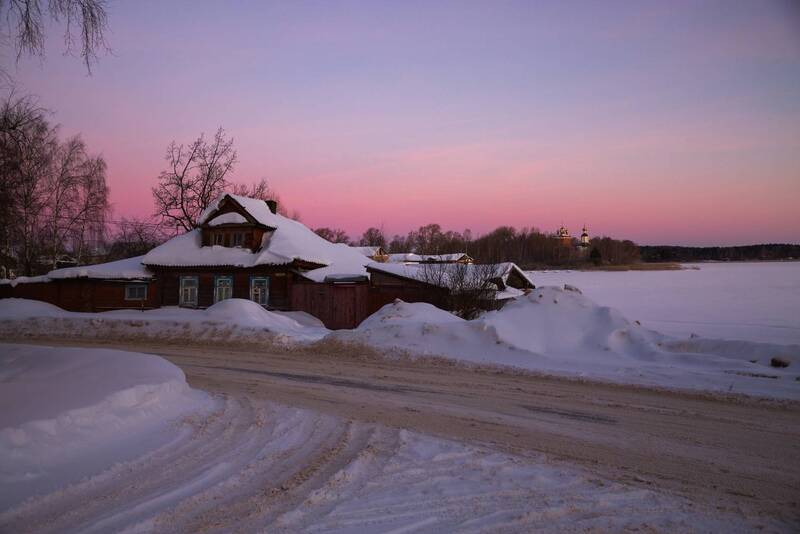 Морозное утро фото превью