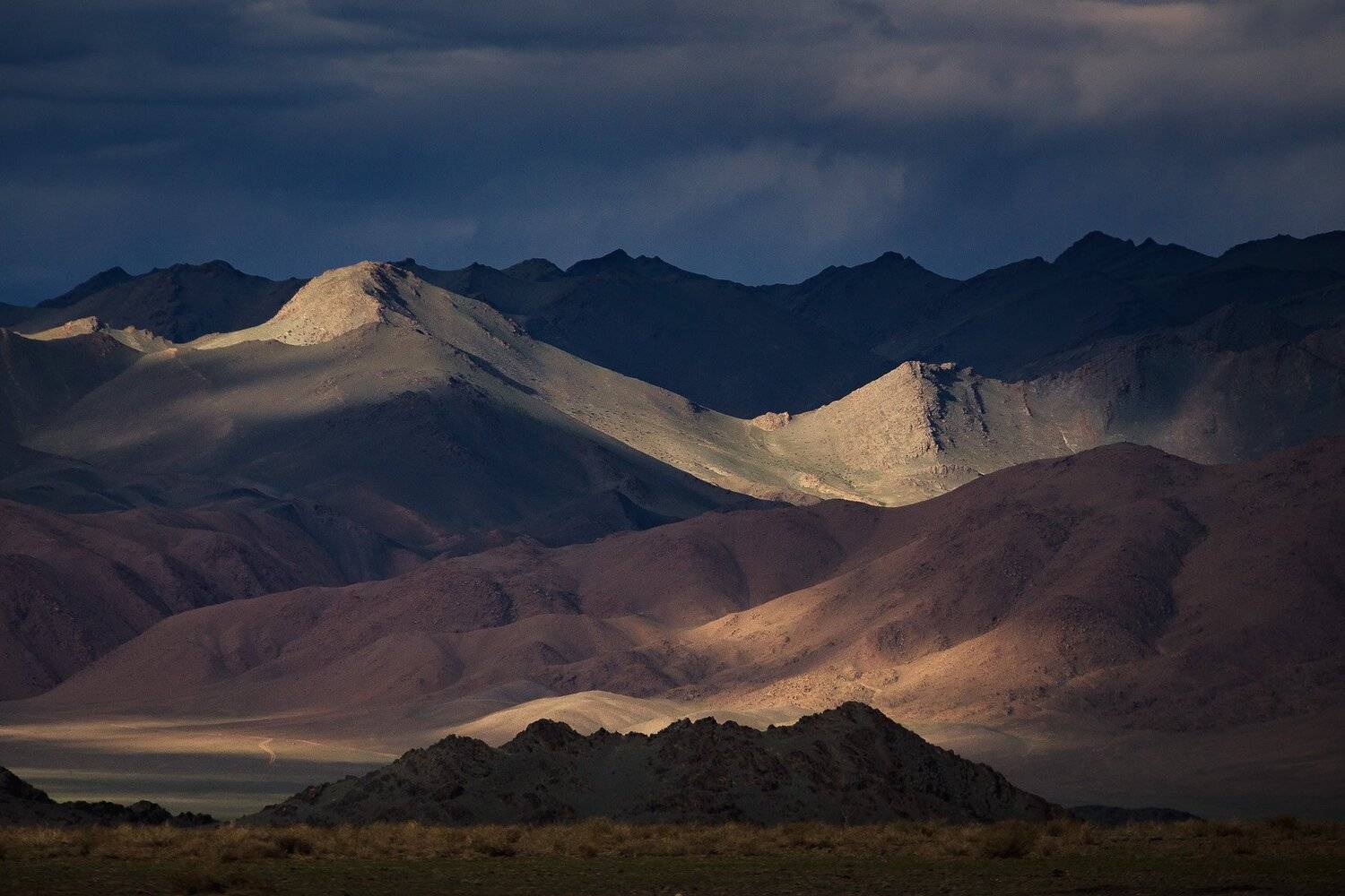 Горы, Монголия, Пейзаж, Природа, Дмитрий Купрацевич