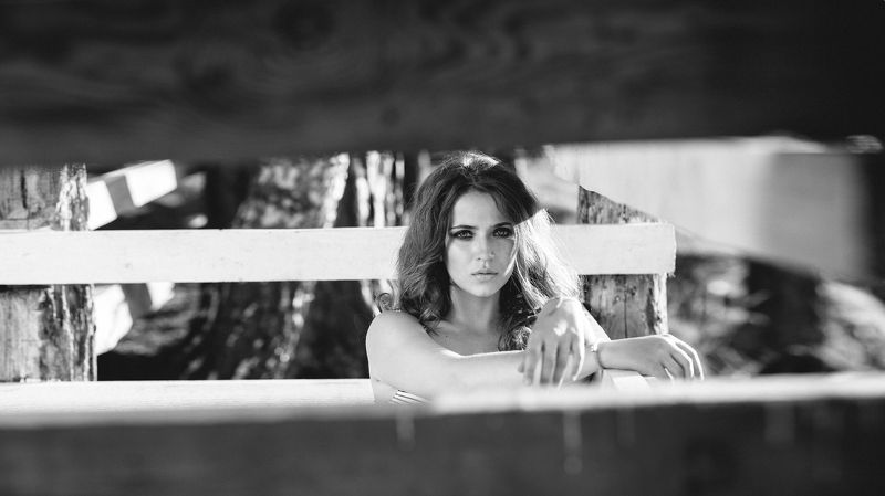 портрет, ч/б Саша фото превью