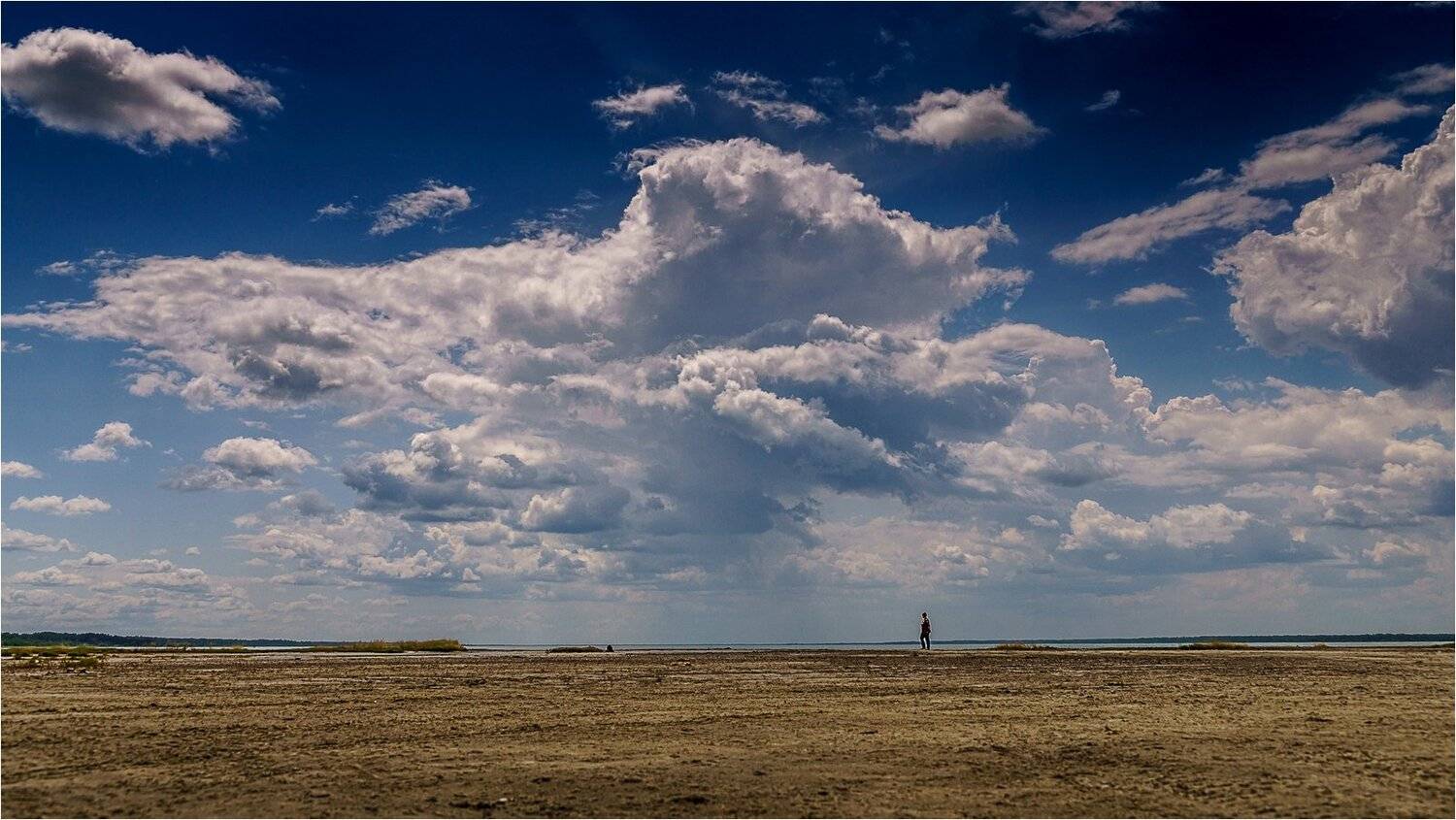 пейзаж, лето, облака, озеро , Александр Потапов