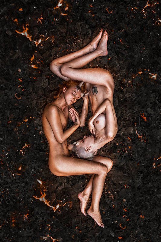 ню, сказка, демоны, девушки,арт  фото превью