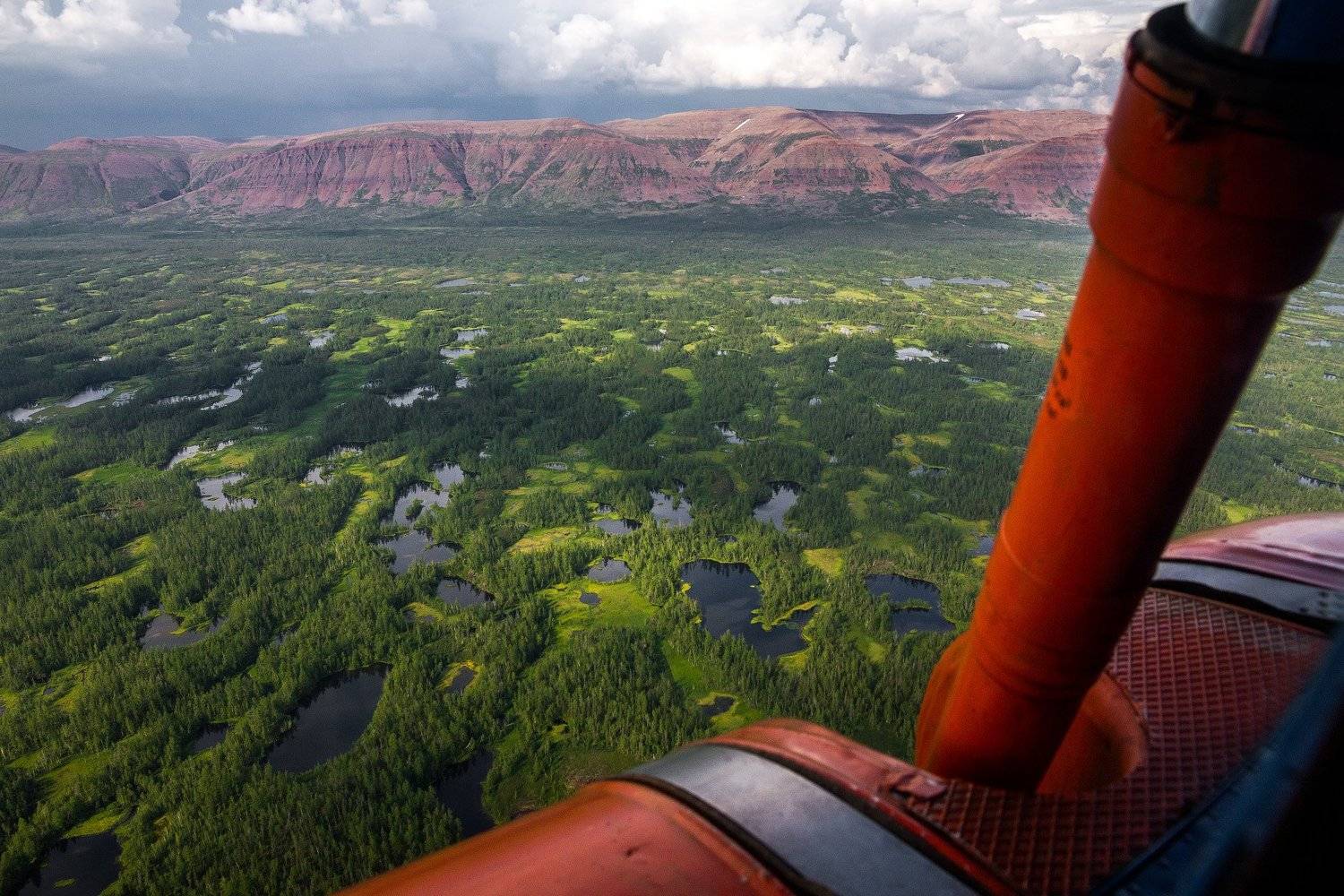 горы Хараела, Таймыр, плато Путорана,лето, вертолет, Слащилина Нина