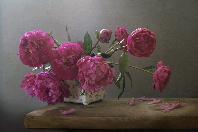 розовый букет фото превью